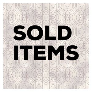Sold items!